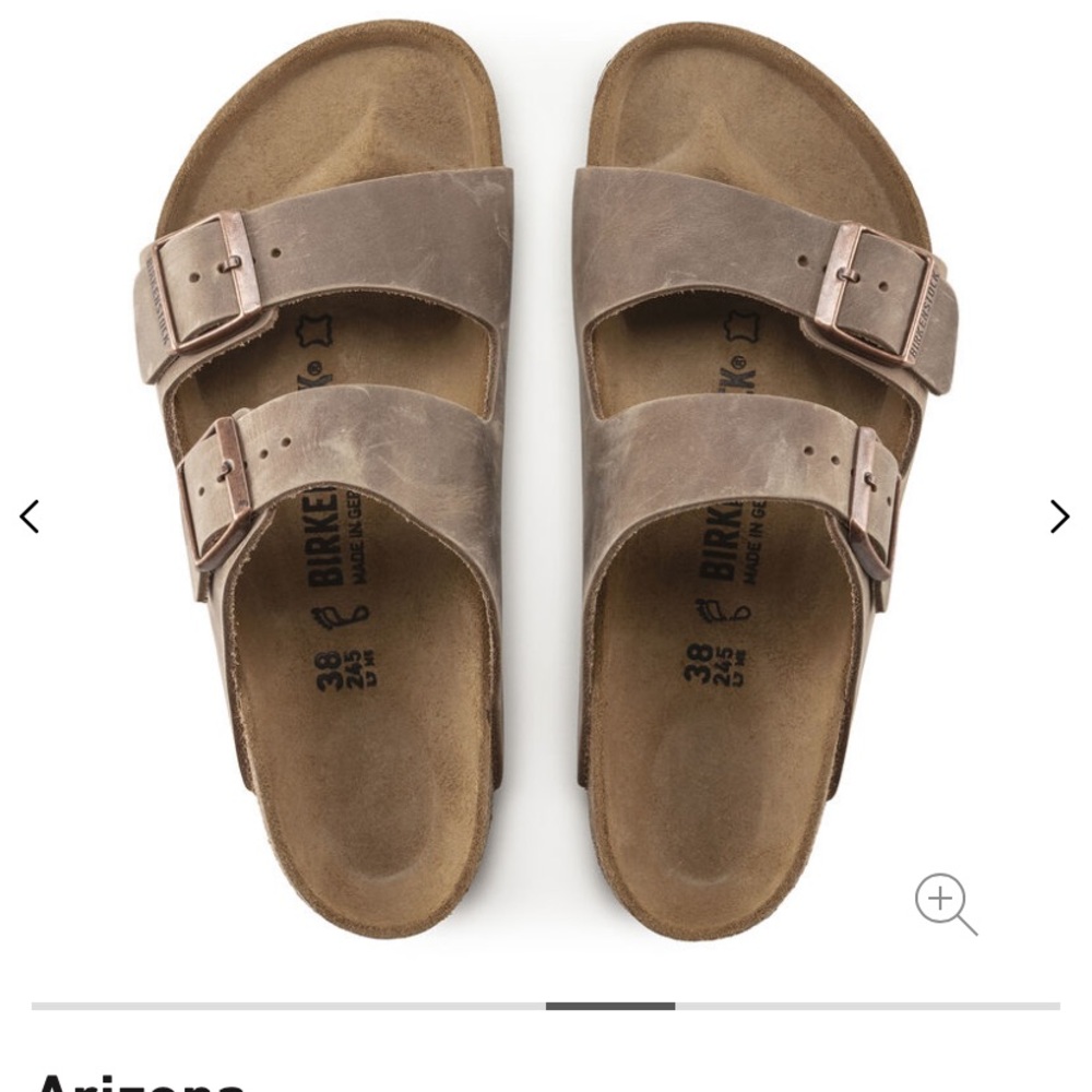 Birkenstock’s Arizona Oiled Leather -Tobacco